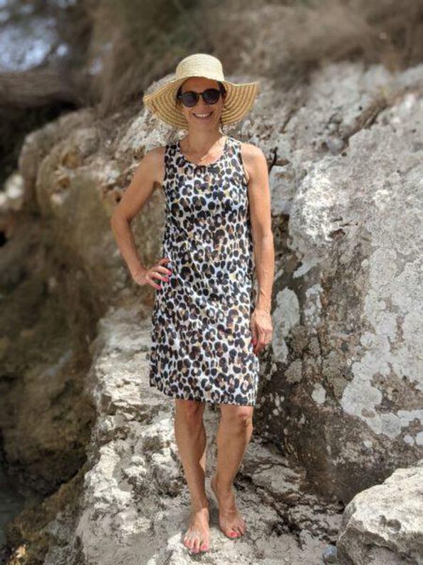 Kleid / Strandkleid mit Tank Top Ausschnitt  "Tanja", Schnittmuster und Nähanleitung Gr. 158-46 image number 9