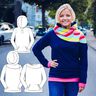 E-BOOK HOODIE  „LIMA" GR. 34-52 *A4 UND A0 DATEI* thumbnail number 1
