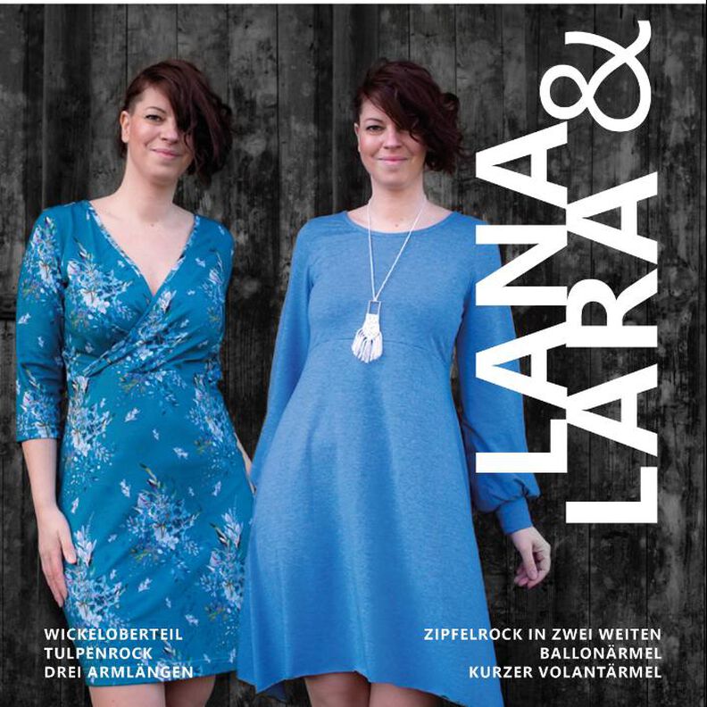 Kombiebook Lara und Lana, 2 Kleiderschnitte in Bundle image number 1