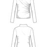 Schnittmuster nach Maß für ein gerafftes Longsleeve Top thumbnail number 5
