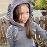 lovely hoodie dress 104-158 Kids & Teens Kleid thumbnail number 9