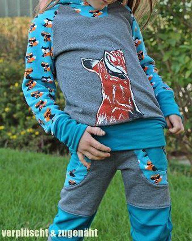 Ebook/Nähanleitung Raglan-Hoodie MICO Jungs Gr. 80 - 176 image number 7
