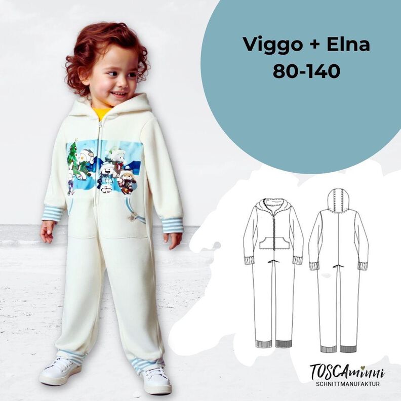 Jumpsuit Vigo+Elna Gr. 80-140 Schnittmuster image number 1