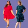 Stufenkleid Blusenkleid Knopfleiste LANGKAH ♥ Gr. XS-XXL thumbnail number 3