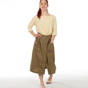 FRAU FIONA - Rock mit Knopfleiste XS-XXL
