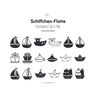 Schiffchen-Flotte – Plotterdatei & Motiv-Set thumbnail number 3