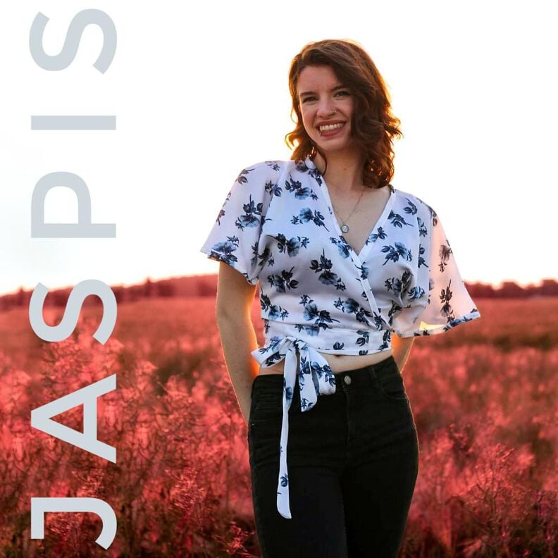 Wrap-Crop-Top Jaspis de image number 1