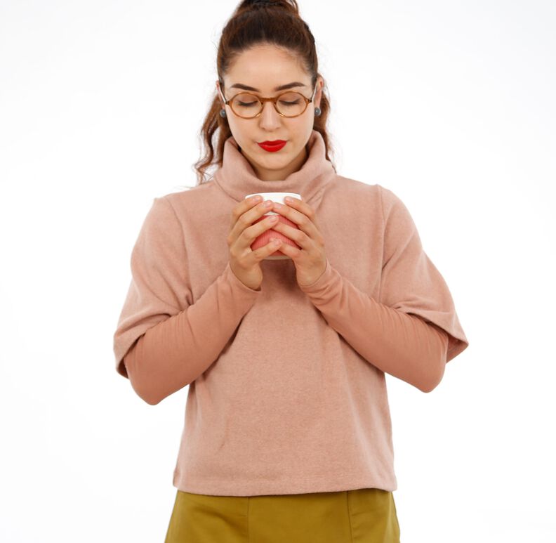 FRAU DÖRTE - Rollkragenpulli mit kurzenÄrmeln XS-XXL image number 2
