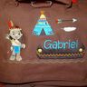 Indianer Kissen + Taschenbild ITH Stickdatei thumbnail number 3