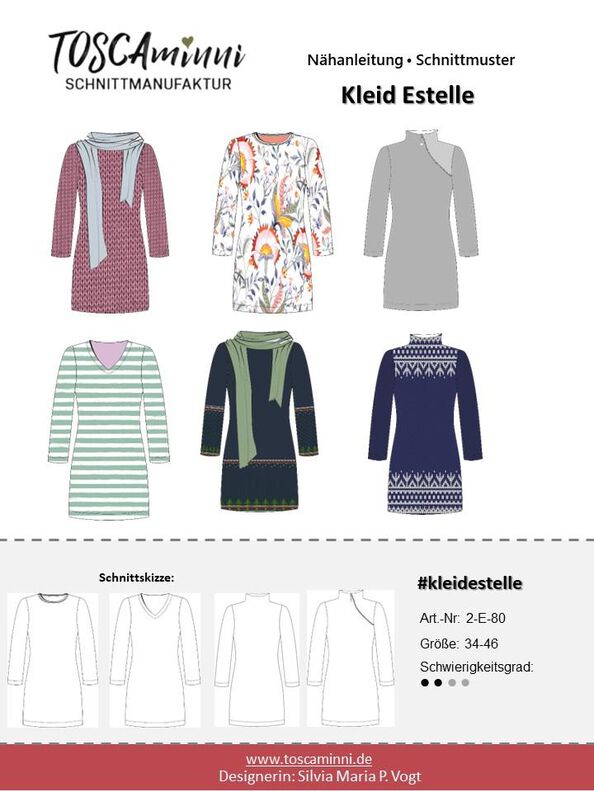 Kleid Estelle Gr. 34-46 Schnittmuster und Nähanleitung image number 6