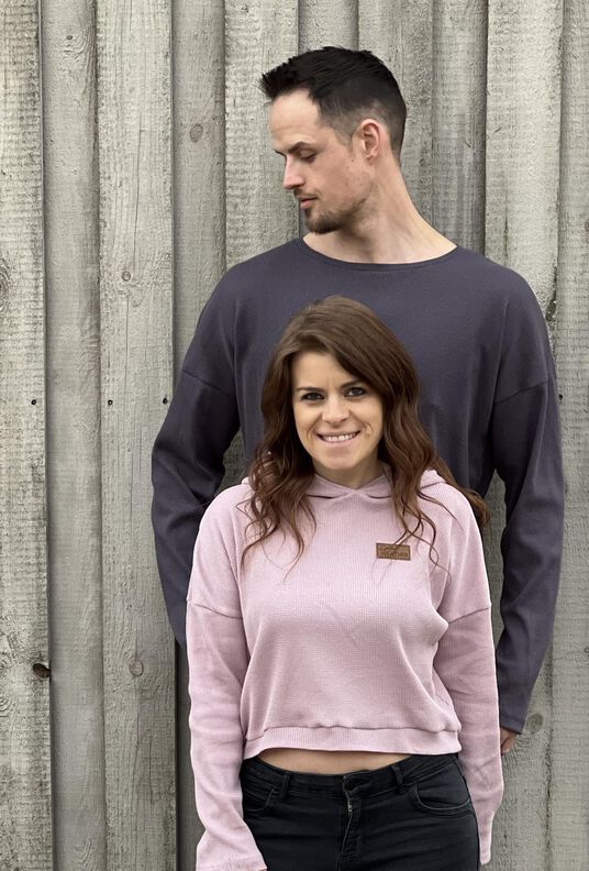 lovely lady & men oversized hoodie Damen & Herren Sweater image number 10