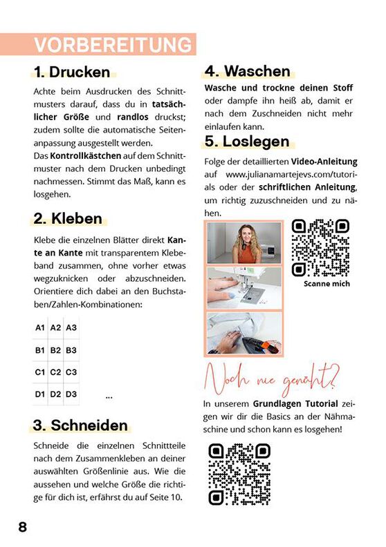 Schnittmuster nach Maß: Jogginghose mit Nähanleitung Damen image number 8
