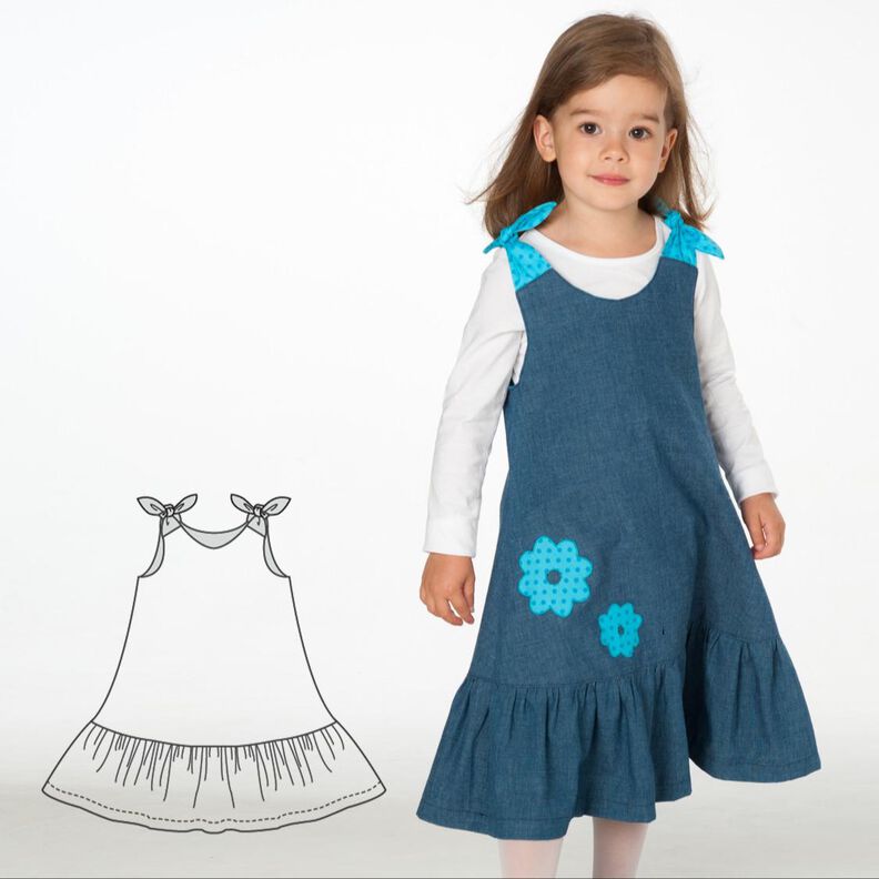 Trägerkleid für Mädchen in 3 Varianten image number 1