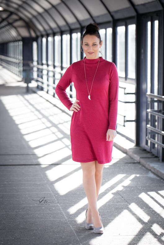 lovely elegant dress 34-56 Maxikleid Longpullover Kleid image number 2