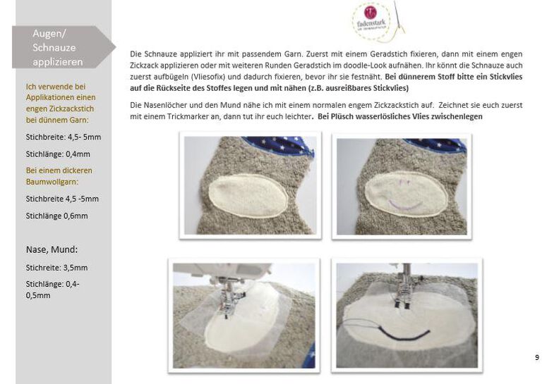 E-Book Esel Pirat- Nähanleitung und Schnittmuster image number 3