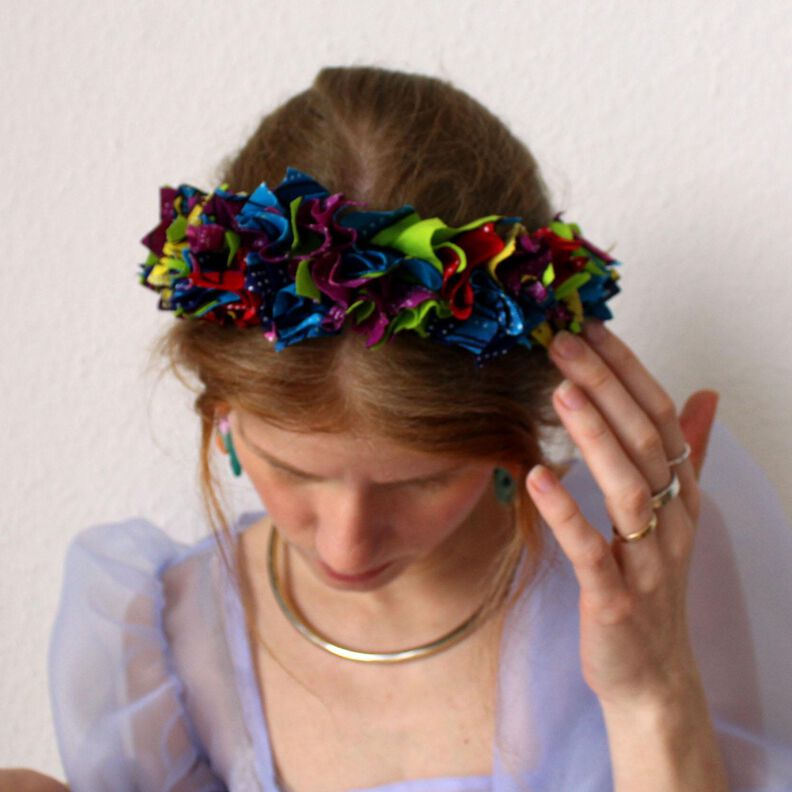Stoffblumen Haarband one size image number 4