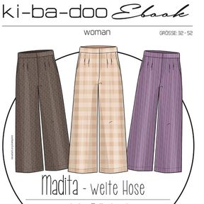 ebook Hose Madita | Größe 32-52 DIN A4 PDF zum download