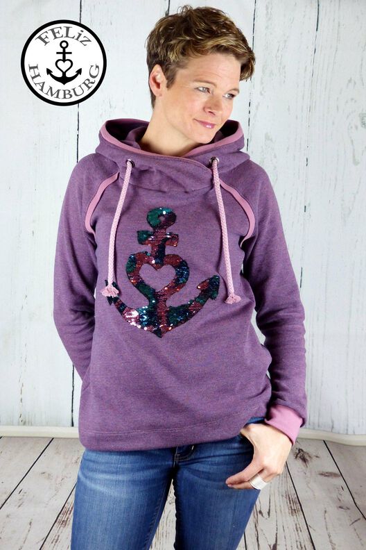 Ebook / Schnittmuster Raglan-Hoodie *mit A0-Datei + Video* image number 5