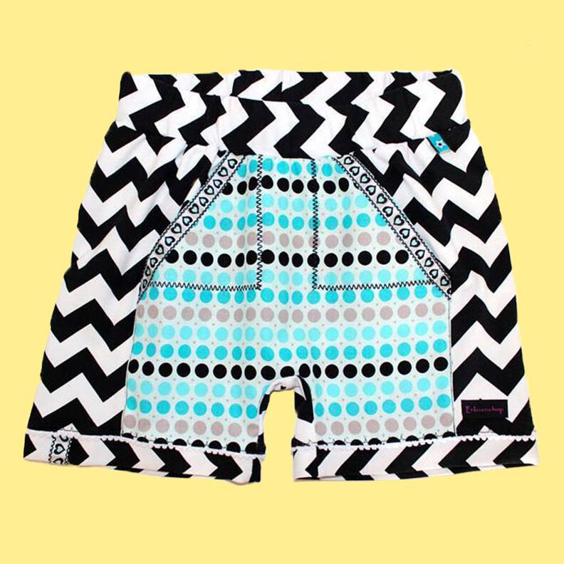 Kids Shorts für Stoffmix mit Taschen MiniBix ♥ Gr. 68-134 image number 1