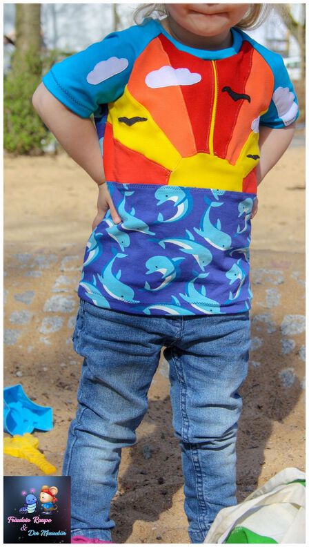 sunrise Shirt Sommershirt T-Shirt Gr. 86 - 140 Engelinchen image number 1