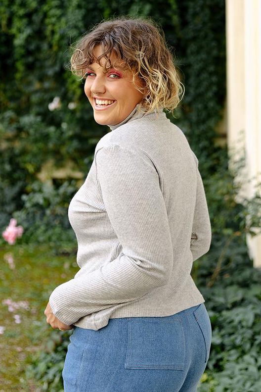 Schnittmuster nach Maß: Rollkragen mit Nähanleitung Damen image number 5