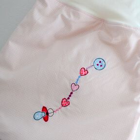 Stickdatei Schnullerkette doodle 2er SET 13x18cm