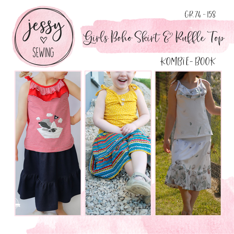 Kombi eBook *Girls Boho Skirt & Ruffle Top*  image number 1