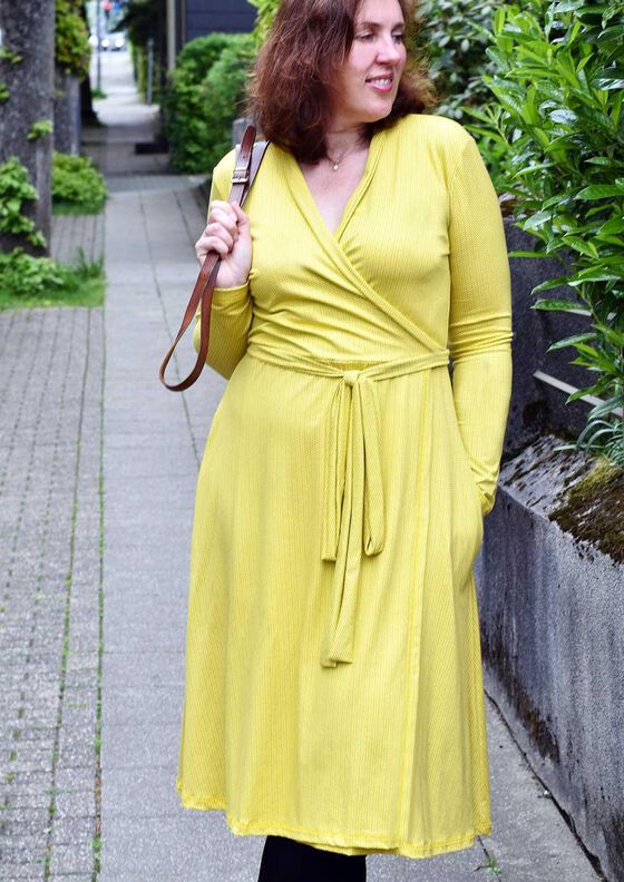 Wickelkleid AURORA (34-56) Damen Schnittmuster image number 8