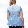 Leonie Stufenshirt mit Empire-Teilung BU 80-116, A4+A0 thumbnail number 5