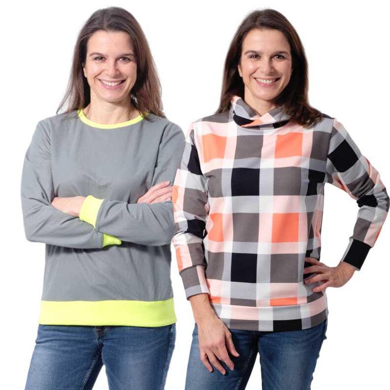 Schalkragenshirt "LIONA", Schnittmuster  Gr. 158-46 image number 1