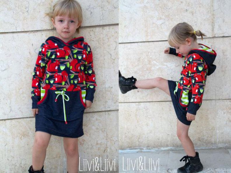 "Cozy-Dress" Sweat-Kleid /Nähanleitung und Schnittmuster image number 2
