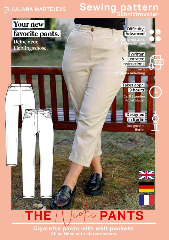 Schnittmuster nach Maß: Chinohose Damen Hose image number 6