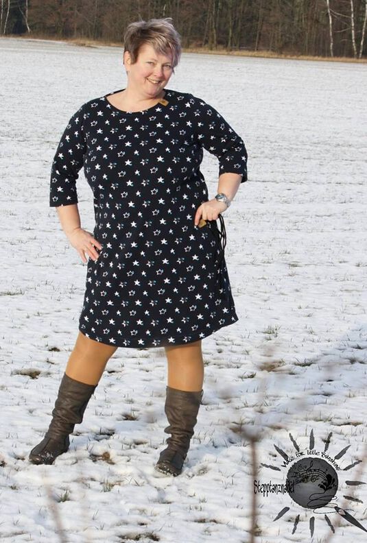 Kleid Shirt Damen Schnittmuster Gr. 32-54  - meine HELMA #37 image number 10
