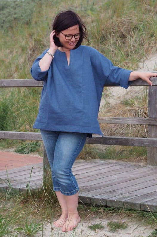 Oversize Tunika, Bluse (ca. 30-56) LUCIA Schnittmuster image number 3