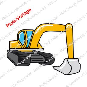 Main Bagger Plottvorlage