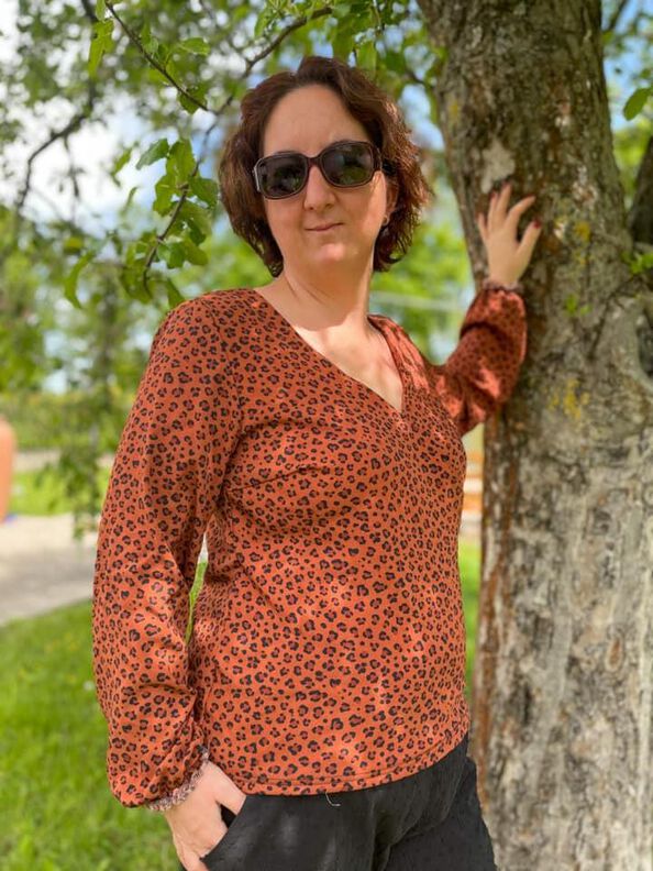 Bluse Damen – Schnittmuster Gr. 32-54 – SEVILLA #105 image number 7