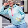 Der große Kuschel-Puschel Hoodie I Hoodiekleid I Größe 34-50 thumbnail number 10