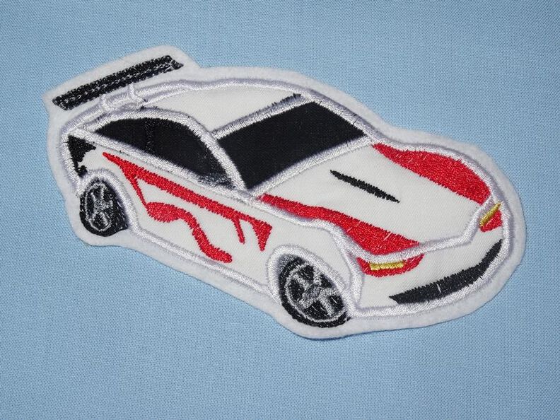 Stickdatei Rennauto image number 4