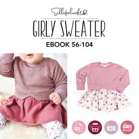 Girly Sweater | Schleiferlwerk | eBook | Größen 56-104