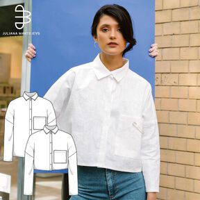 Lockere Bluse Schnittmuster mit Videoanleitung Gr. XS-XXXL