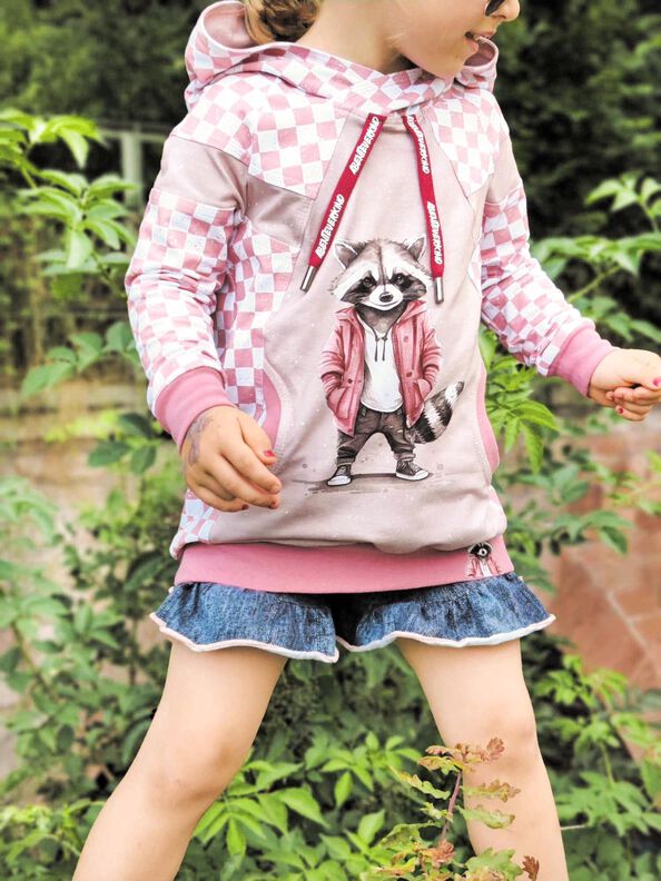 Con Estilo Raglan Hoodie-Longsleeve-Shirt Gr. 80-158 image number 4