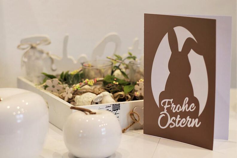 Plotterdatei Frohe Ostern Karte image number 5