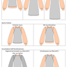 Elina – Raglanpullover, Longshirt oder Kleid, BU 80-116 thumbnail number 8