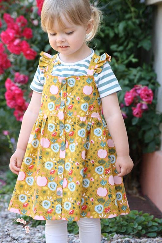 *Summer Cotton Dress* Kleid GR. 74 BIS 152 Latzkleid Tunika image number 9