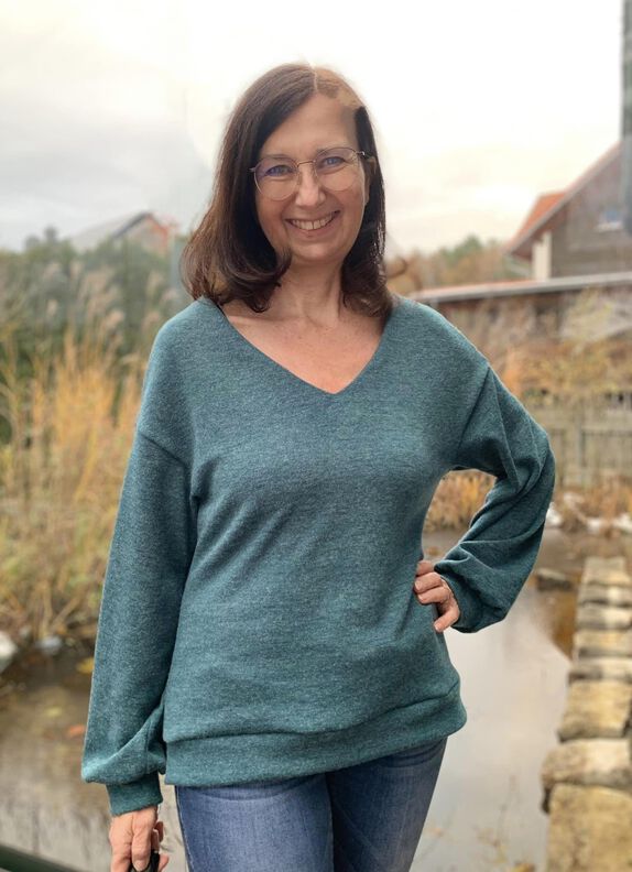Strickpullover – eBook Schnittmuster Gr. 32-58 – Visby #150 image number 9