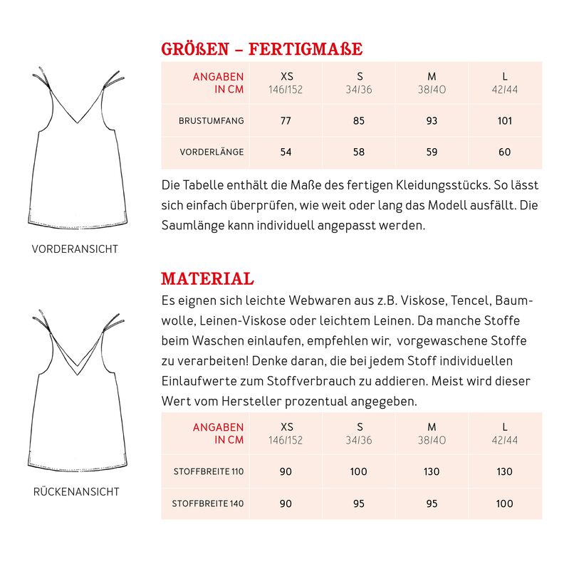 FRAU MAYA  - sommerliches Top zum knoten XS-L image number 9
