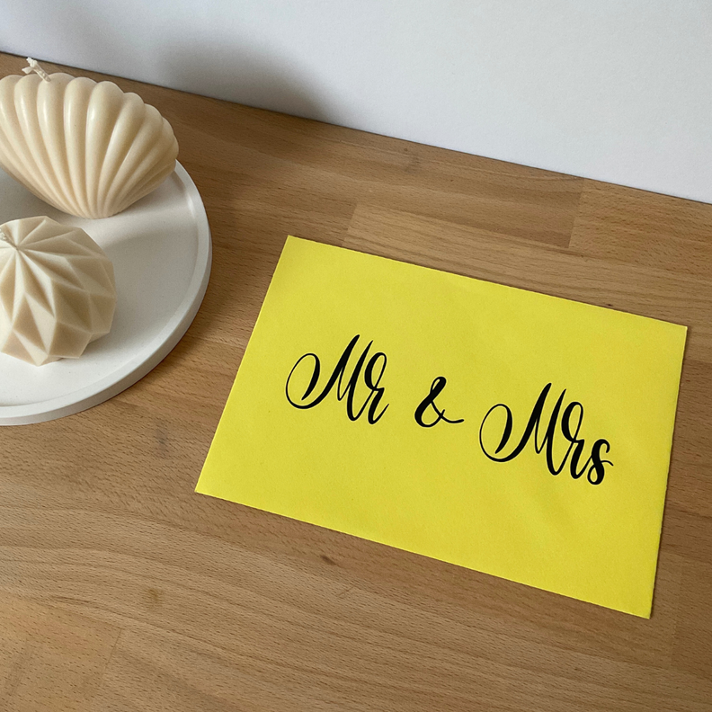 Hochzeit Schriftzug Mr & Mrs Plotterdatei | DIY Hunger image number 2