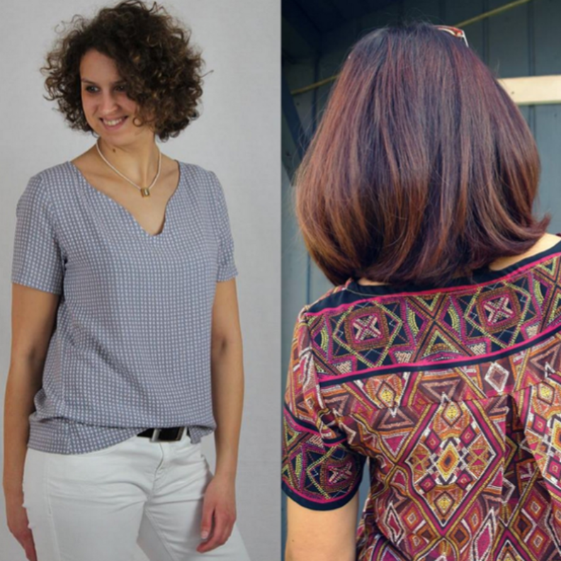 Bluse CLARIELLA Gr. XS-XL Ebook Schnittmuster image number 9