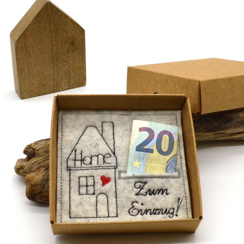 Stickdatei zum Einzug neues Heim Wunscherf&uuml;ller image number 2