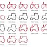 Traktor Button Stickdatei thumbnail number 5